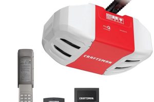 CRAFTSMAN 1:2 HP Garage Door Opener myQ Smartphone Chain 10-Foot